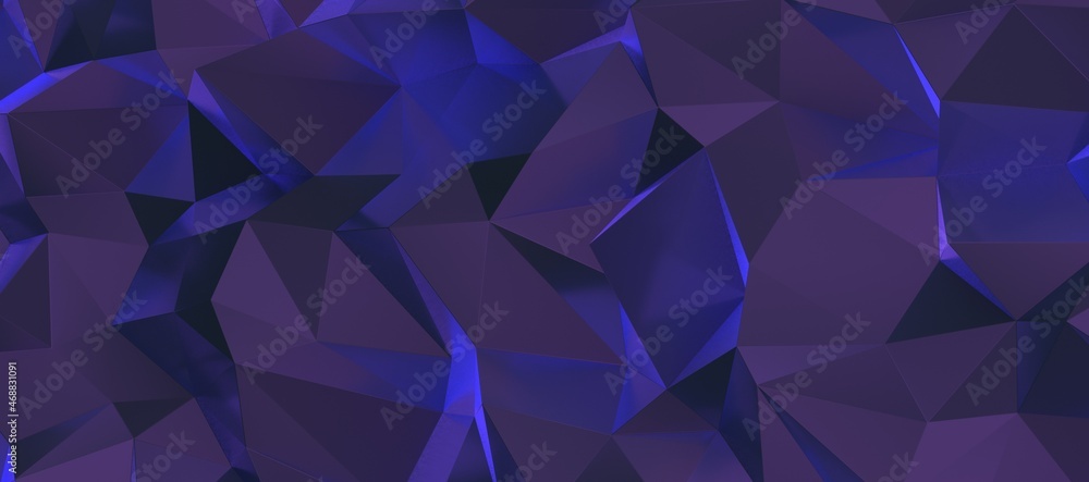 Geometric blue ice low poly background Geometric blue ice low poly background