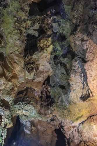 Roof of Bacho Kiro cave in Bulgarka Nature Park near Dryanovo town, Bulgaria