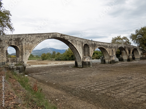 The legendary Bridge of Arta  Epirus  Greece