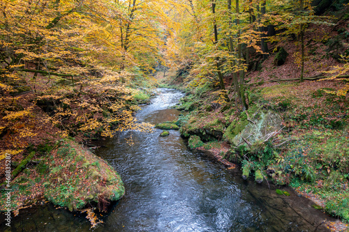 Edmundsklamm Elbsandsteingebirge böhmische Schweiz photo