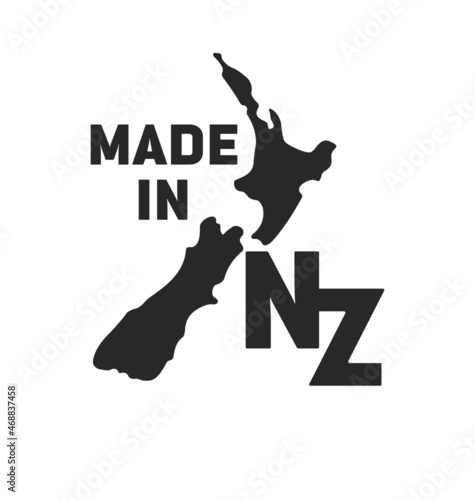 bold effective made in new zealand logo icon