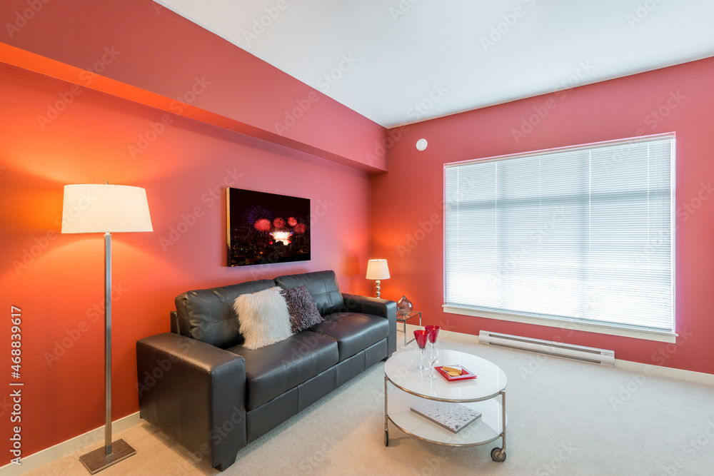 Fototapeta premium Interior design of a luxury living room