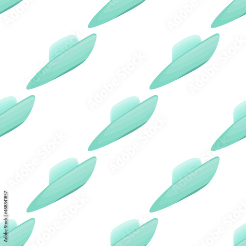 Illustration on theme pattern women sun hats