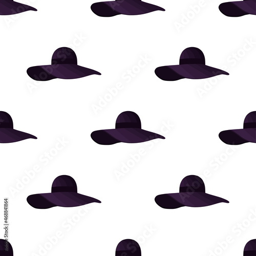 Illustration on theme pattern women sun hats