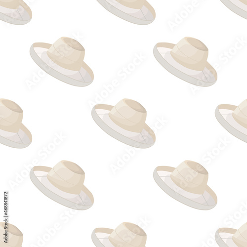 Illustration on theme pattern women sun hats