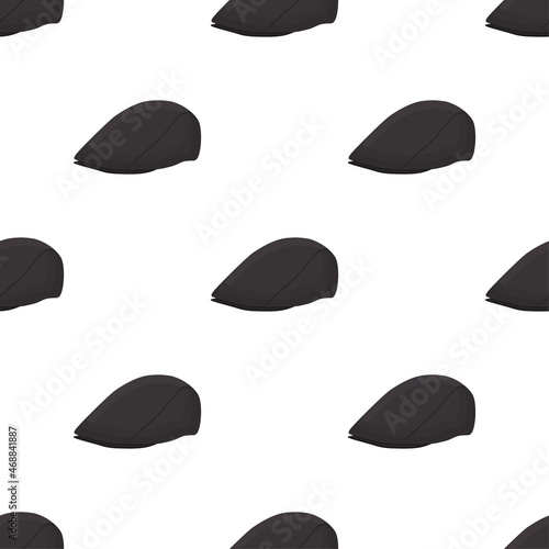 Illustration on theme colored pattern hats visor