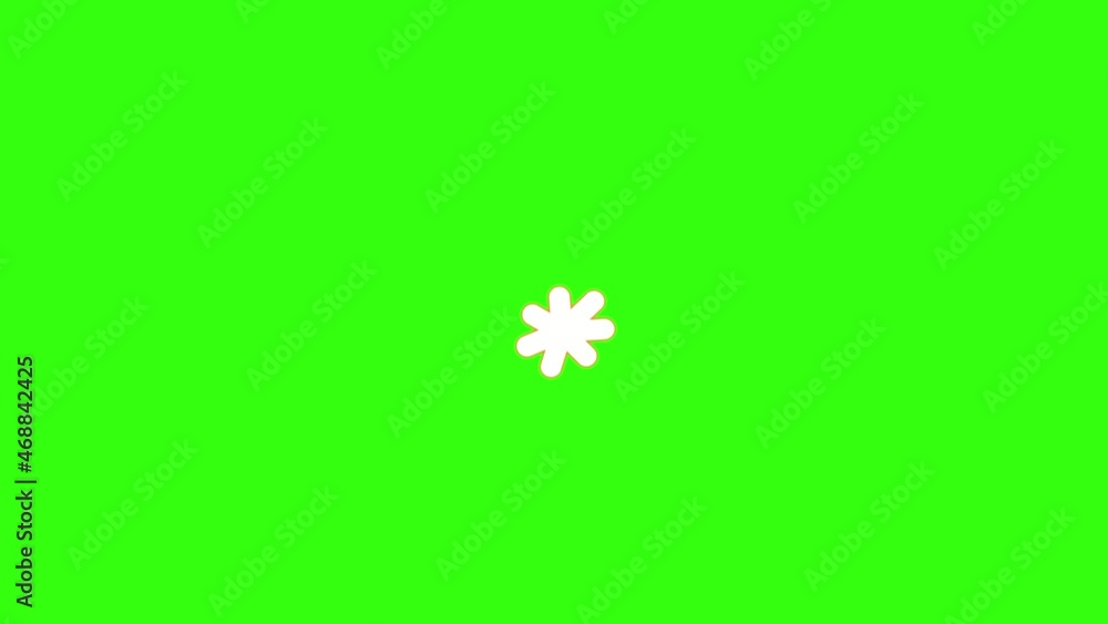 The looping animation of the splash firework, Green screen The looping animation of the splash firework, Green screen