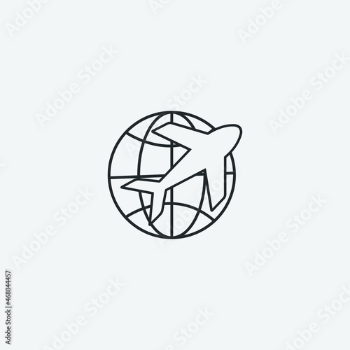 travel vector icon illustration sign 
