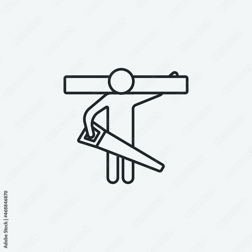 worker tools vector icon illustration sign worker tools vector icon illustration sign