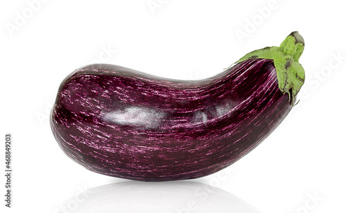 Wallpaper Mural Striped eggplant isolated. Torontodigital.ca