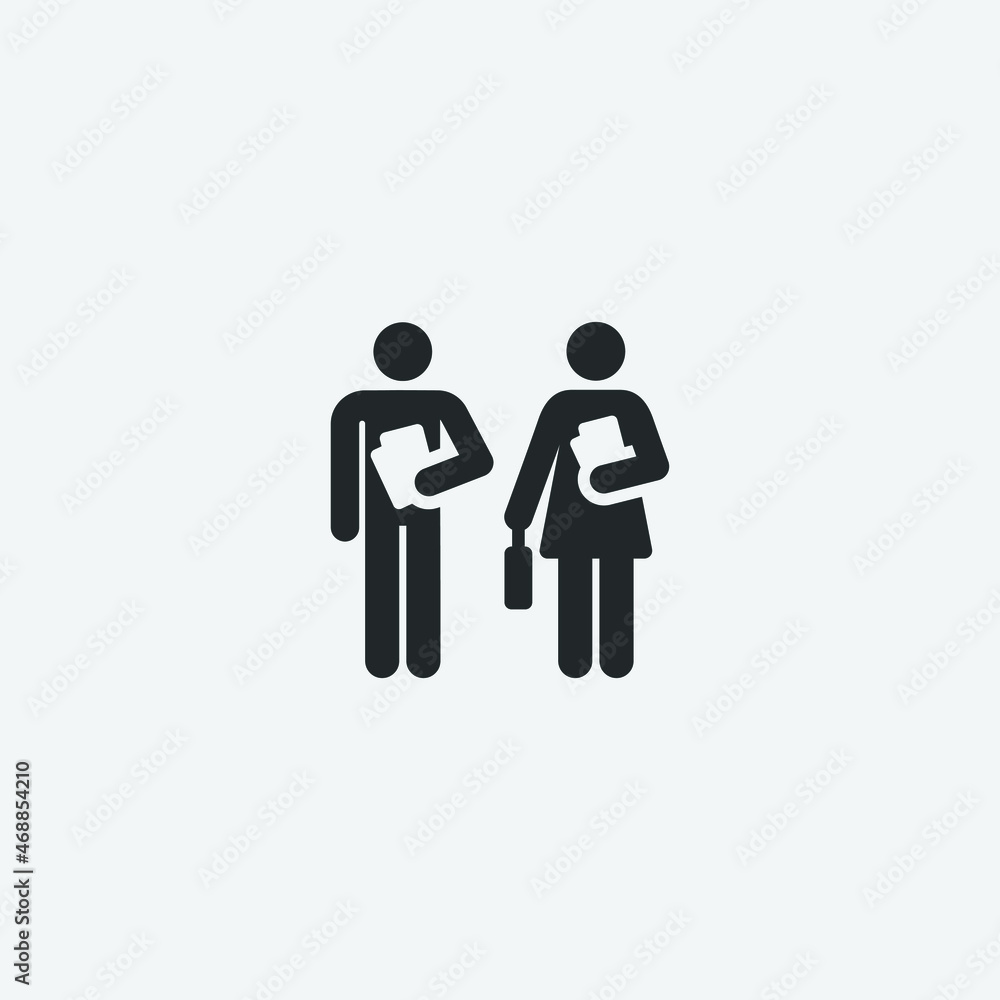 student vector icon illustration sign student vector icon illustration sign