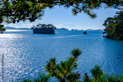 福浦島の見晴らし台からの島々の光景  © Shunji Yoshimi