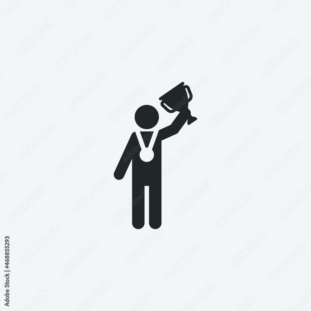 Olympics games vector icon illustration sign Olympics games vector icon illustration sign