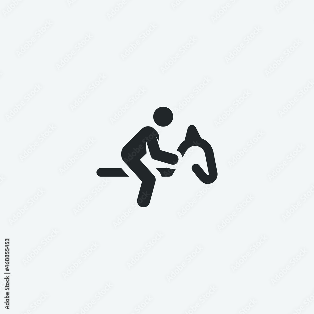 Olympics games vector icon illustration sign