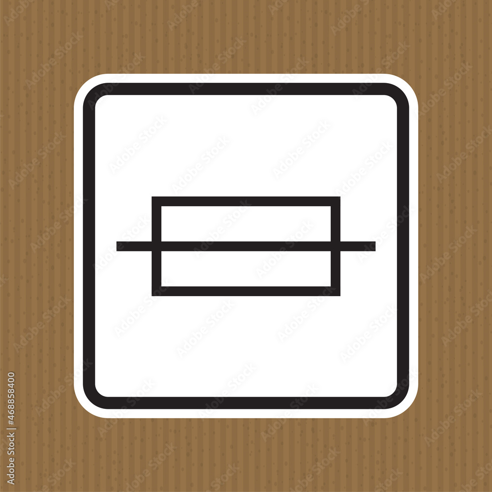 Fuse Symbol Sign, Vector Illustration, Isolate On White Background Label. EPS10 Fuse Symbol Sign, Vector Illustration, Isolate On White Background Label. EPS10