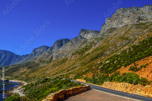 Obraz na plátne Cape town road trip on Route 44 or clarence drive