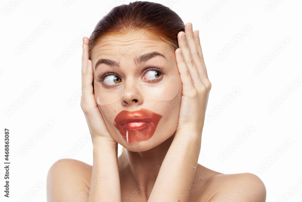 pretty woman naked shoulders lip mask skin care pretty woman naked shoulders lip mask skin care