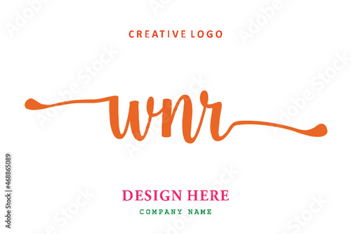 WNR lettering logo is simple, easy to understand and authoritative