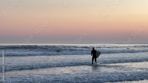 Heading Into the Surf