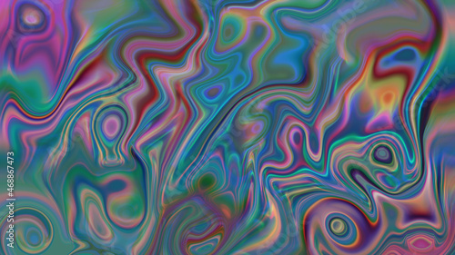 Abstract multicolored textured liquid background