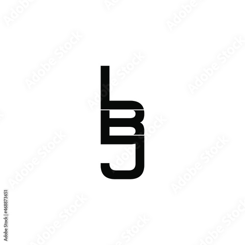 Wallpaper Mural lbj initial letter monogram logo design Torontodigital.ca