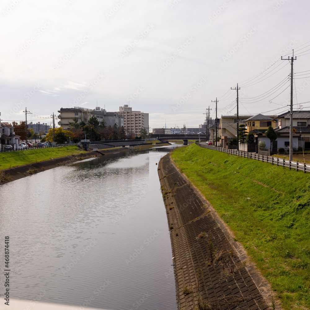Fototapeta premium 河川敷って英語でなんて言うの? riverbed