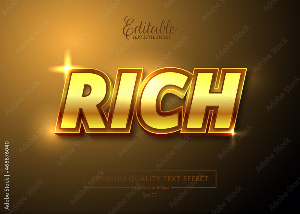 Rich Editable Text Style Effect