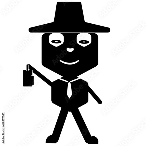 icon cartoon design concept and illustration web