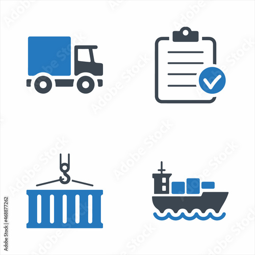 Logistics Icon Set 2