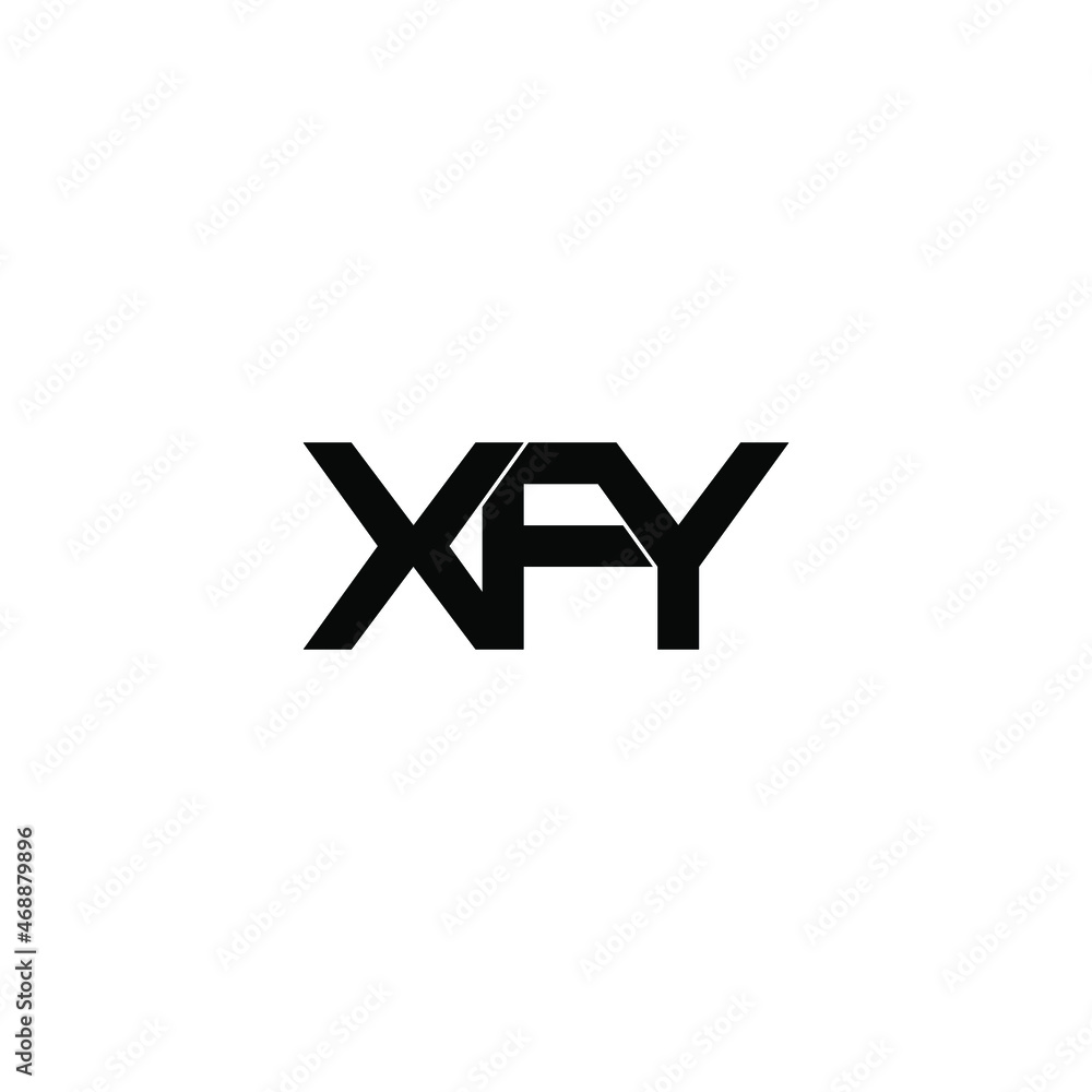 xfy initial letter monogram logo design xfy initial letter monogram logo design