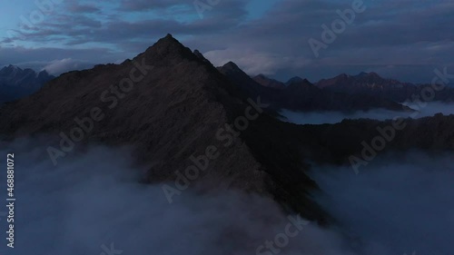 mist over the mountains