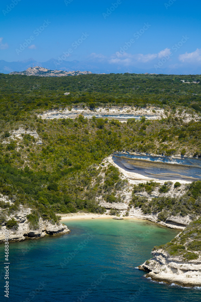 Isolated beach at Bonifacio, Corsica