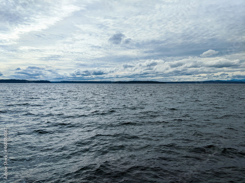 Cloudy sky over water