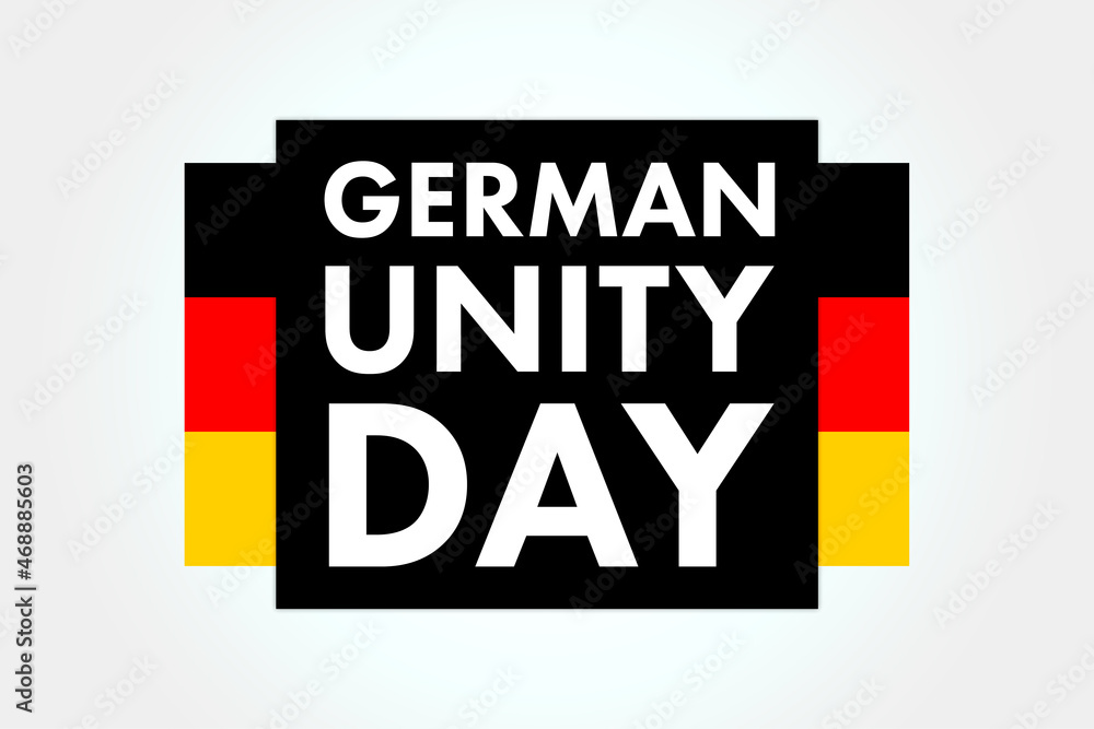 German Unity Day, 3 October. National Day of Germany. Flag, background, poster, wallpaper, banner, card