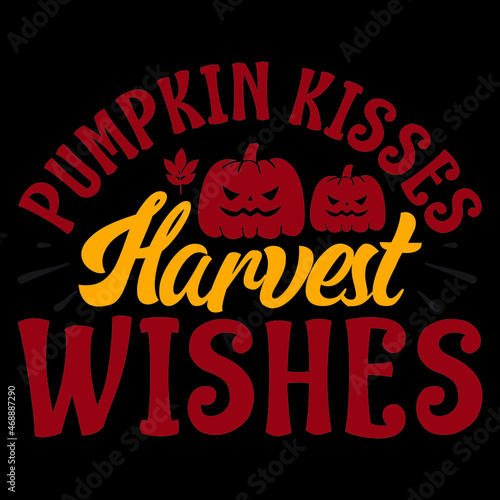 Pumpkin Kisses Harvest Wishes 