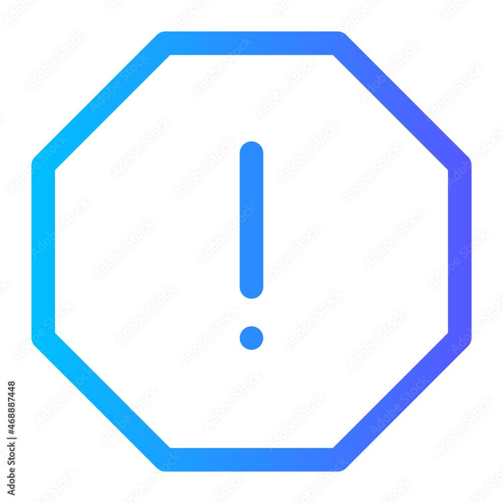 Exclamation Mark gradient icon Exclamation Mark gradient icon