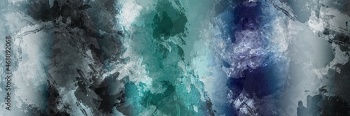 Abstract background painting art with rustic silver metallic texture paint brush for presentation, website, thanksgiving party poster, wall decoration, or t-shirt design.