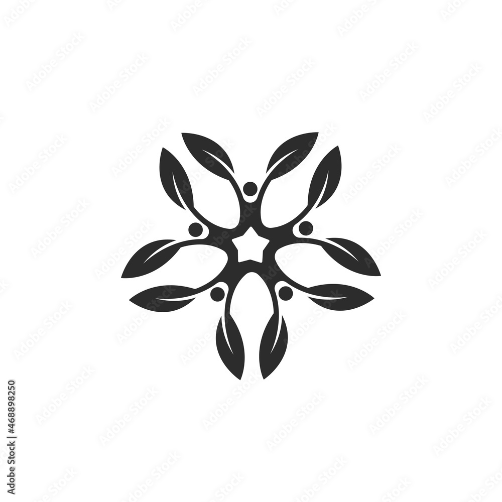 Healthy Life community people vector icon concept design Healthy Life community people vector icon concept design