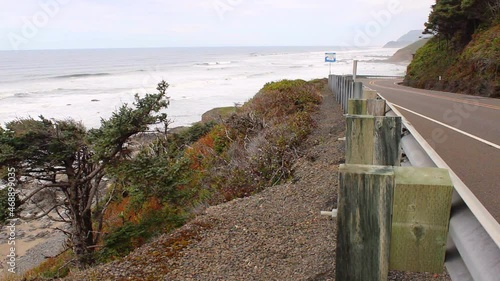 Hiway 101 in Oregon Near the Beach