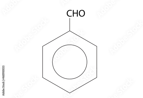 Benzaldehyde structure (Benzaldehyde anatomy)