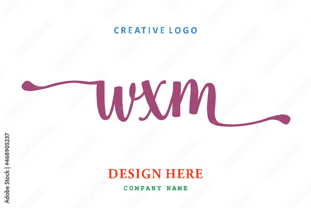 WXM lettering logo is simple, easy to understand and authoritative WXM lettering logo is simple, easy to understand and authoritative