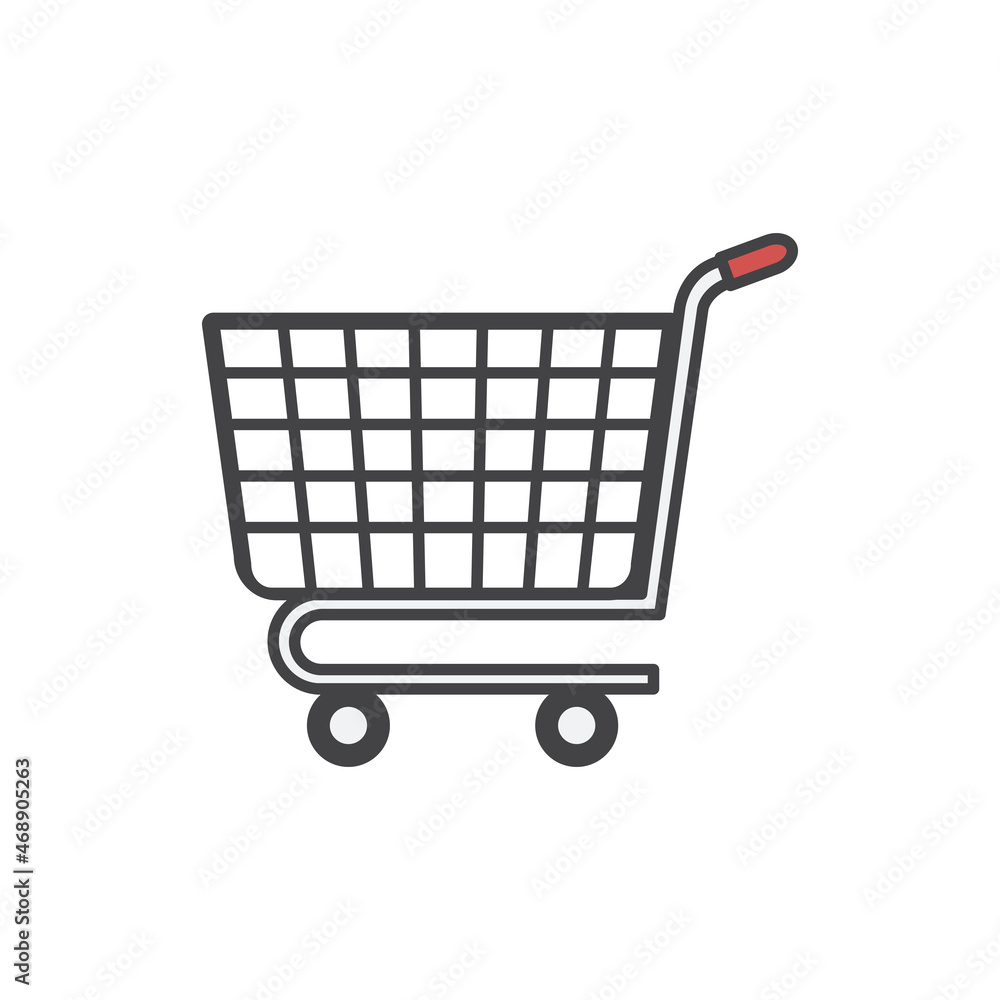 Shopping cart icon vector illustration design
