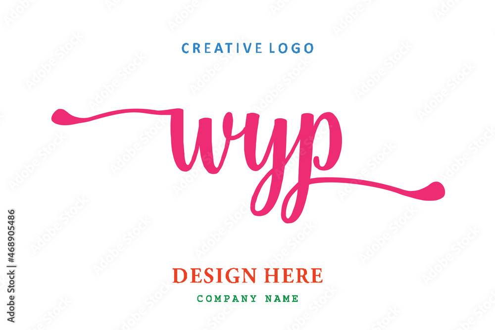 WYP lettering logo is simple, easy to understand and authoritative WYP lettering logo is simple, easy to understand and authoritative