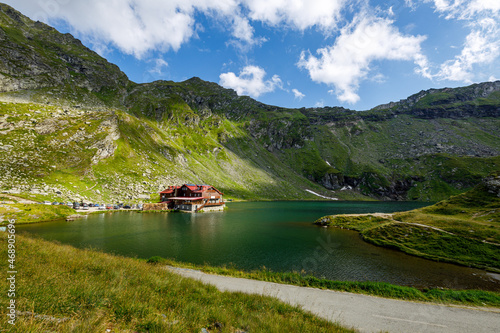 The lake Balea in the Carpathian Mountains of Romania © hecke71