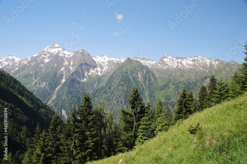 Fototapeta Naklejka Na Ścianę i Meble -  The view from Imbachhorn mountain, Austria