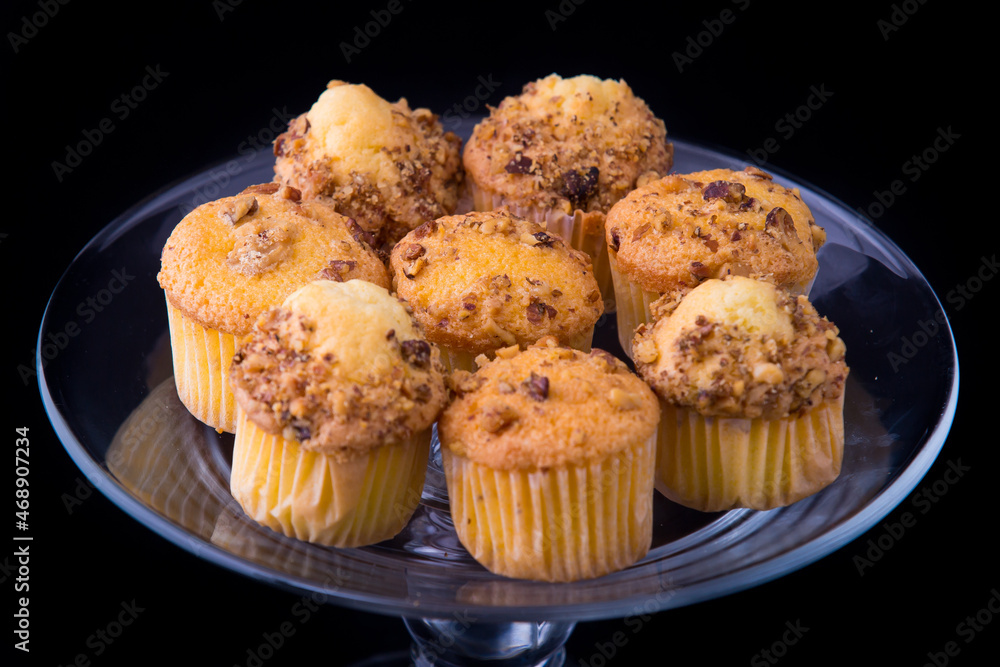 Homemade cakes and pies with different creams Homemade cakes and pies with different creams