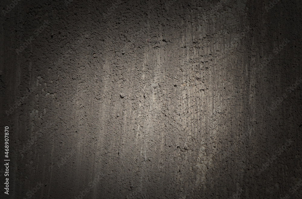 Fototapeta premium Concrete wall background. Old wall texture cement dark black gray background, abstract grey color.