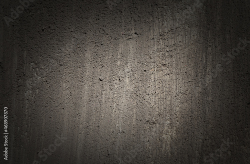 Concrete wall background. Old wall texture cement dark black gray background, abstract grey color.