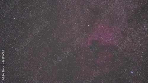 秋の夜空タイムラプス