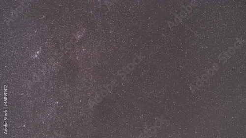 秋の夜空タイムラプス
